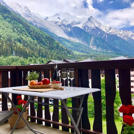 Mont Blanc 43, Vue Mont Blanc , Balcon, Parking Leilighet Chamonix Eksteriør bilde